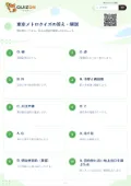 東京メトロクイズの答え・解説