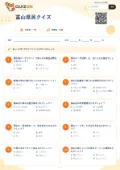 富山県民クイズの問題用紙